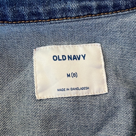 NWOT, Girls Old Navy Denim Jacket, size 8 - Picture 2 of 3